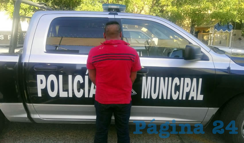 Mauricio “N” “N”, quien fue arrestado por ciudadanos y no por policías preventivos, como había presumido Comunicación Social de la SSPM, la cual se anotó una sonora pifia