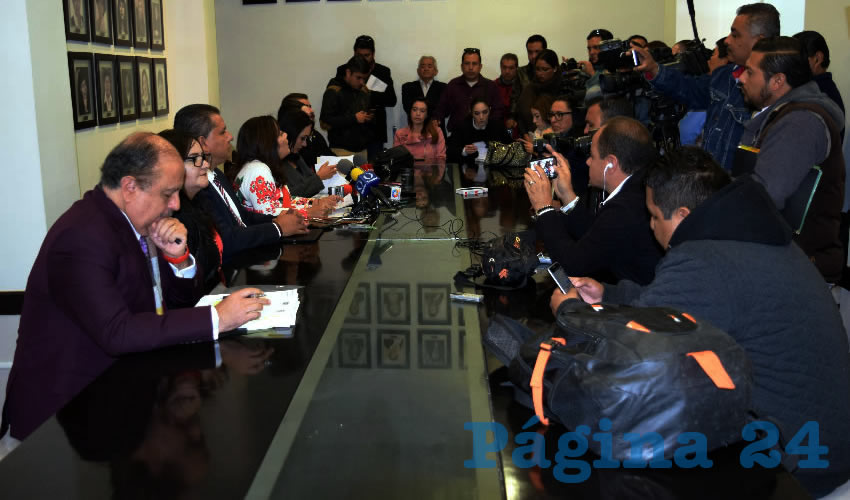 Conferencia de prensa grupo parlamentario PRI