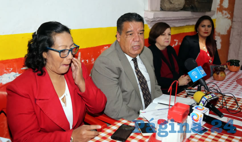 Francisco Javier Flores Flores, dirigente de Cimientos del Magisterio (Foto: Eddylberto Luévano Santillán)