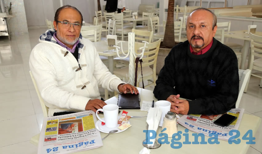 En el restaurante Del Centro compartieron el pan y la sal Francisco Pérez Jiménez y Miguel Ángel Pérez Jimén