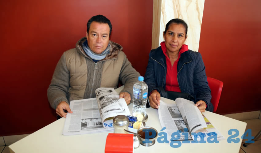 En el restaurante Mitla almorzaron Martín Ávila Moreno y Griselda Cardona Solano