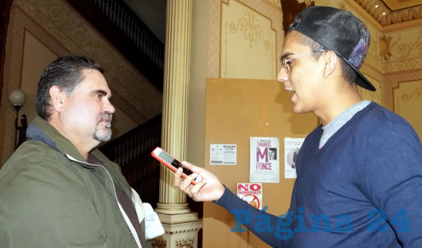 Carlos Fernando Aréchiga Flores: “Existe una sobrepoblación de personal en los distintos sindicatos, tanto en el STUAZ como en de personal académico, que tendrá que regularse” (Foto Merari Martínez Castro)