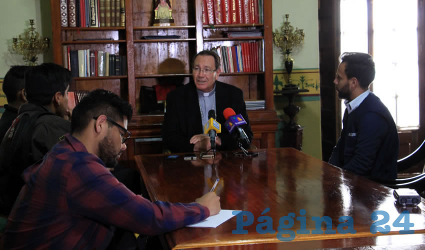 Sigifredo Noriega Barceló, Obispo de Zacatecas (Foto Rocío Castro Alvarado)