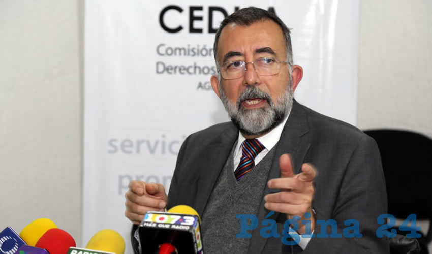 Jesús Eduardo Martín Jauregui, titular de la CEDHA