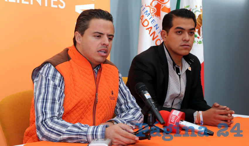 Jaime Durán Padilla, coordinador estatal de Movimiento Ciudadano (Foto: Eddylberto Luévano Santillán)