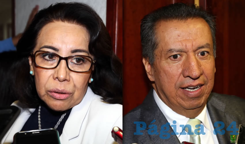 Ma. Estela Cort&eacute;s Mel&eacute;ndez, legisladora local | Sergio Augusto L&oacute;pez Ram&iacute;rez, legislador local