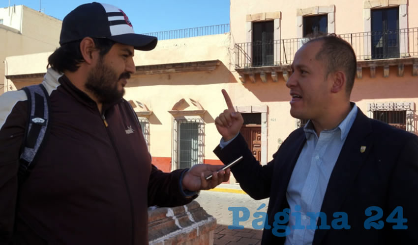 Néstor Santacruz Márquez, ex integrante del Concejo Municipal Interino, que ocupó la presidencia del municipio de Zacatecas (Foto Merari Martínez Castro)
