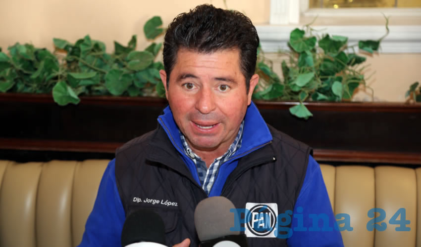 Jorge L&oacute;pez Mart&iacute;n, diputado federal (Foto: Eddylberto Lu&eacute;vano Santill&aacute;n)