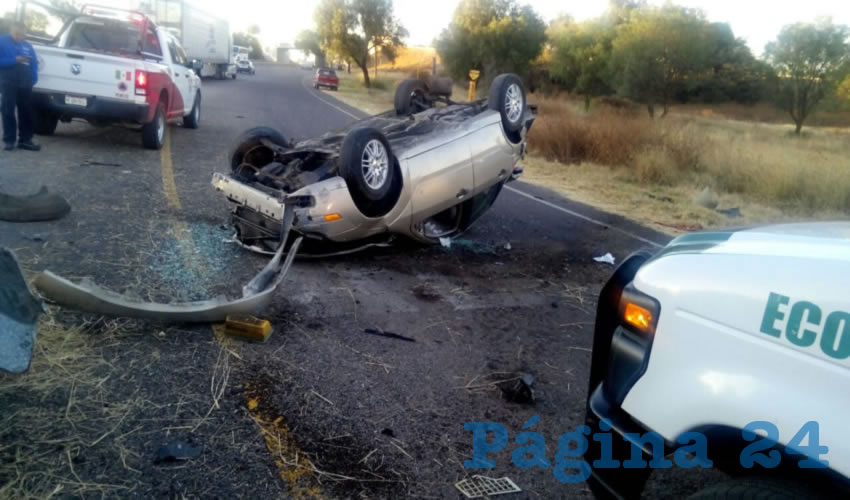 El percance ocurri&oacute; sobre la carretera federal 45 norte