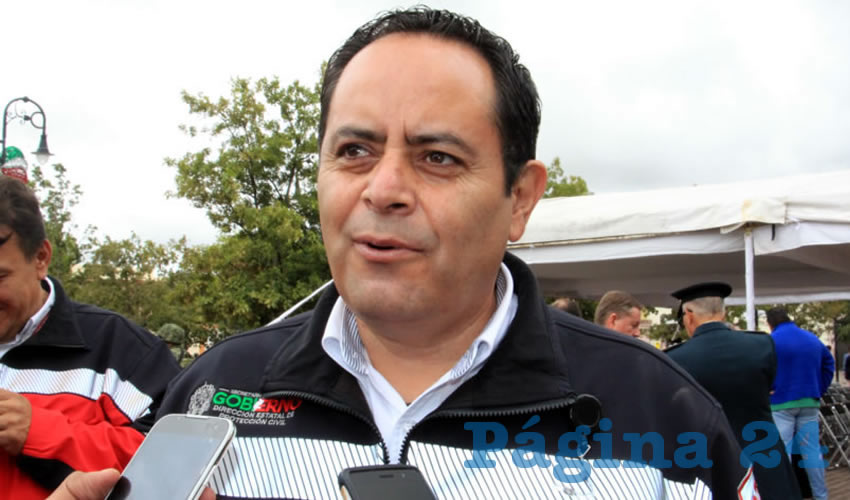 Antonio Caldera Alanís, titular de Protección Civil del Estado (Foto: Archivo Página 24)