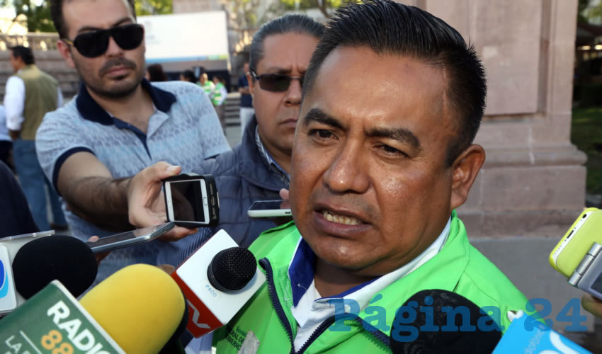 Miguel Olguín Olmedo, director operativo de Protección Civil Estatal