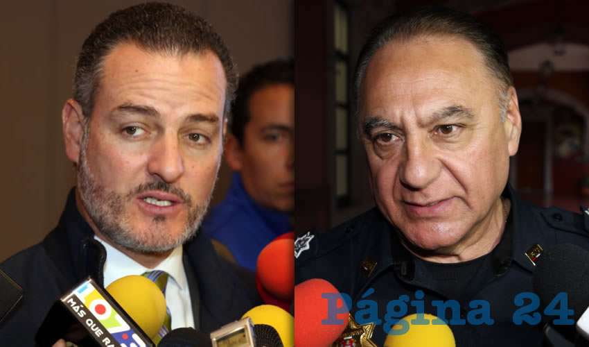 René Urrutia de la Vega, fiscal general del Estado | Sergio Martínez Castuera, secretario de Seguridad
