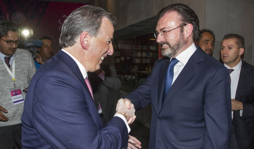 José Antonio Meade y el canciller Luis Videgaray (Foto: Archivo/ Isaac Esquivel /Cuartoscuro)