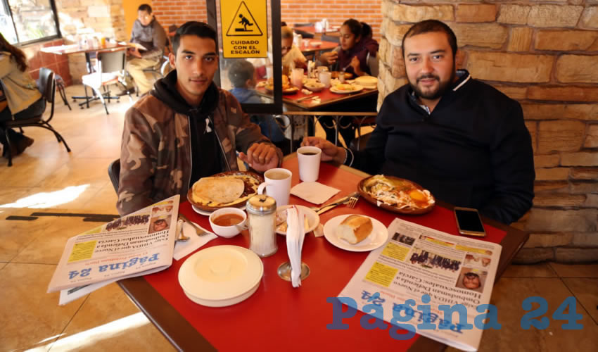 En Las Antorchas almorzaron José Manuel Martínez Durán y Gerardo Ortega Jara