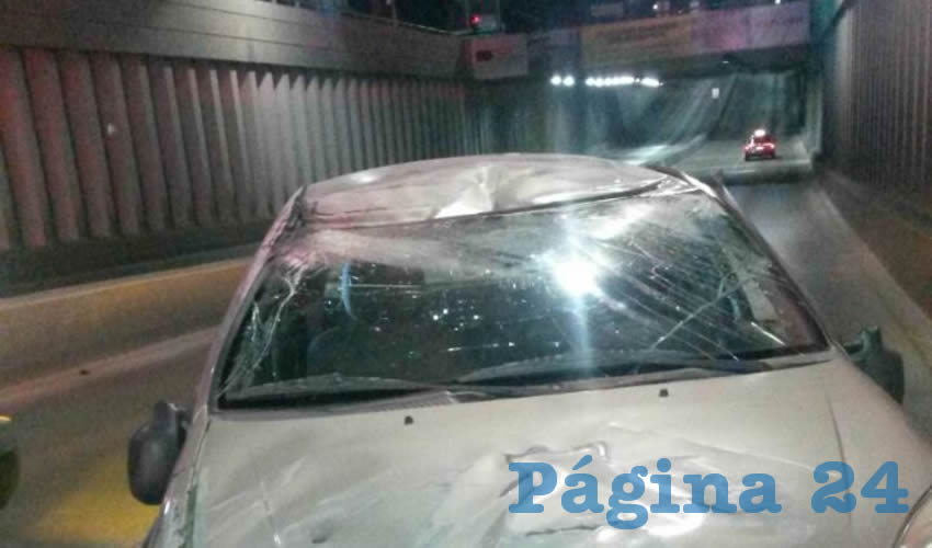 El percance ocurrió en el túnel de avenida Convención oriente y López Mateos
