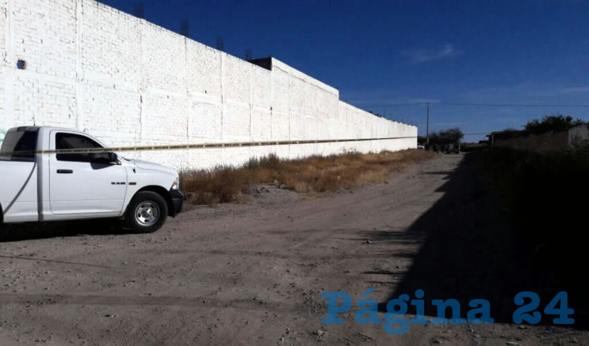 La zona fue acordonada por la policía ministerial