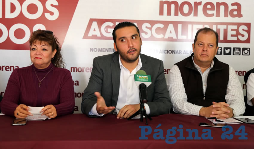 Aldo Ruiz S&aacute;nchez, dirigente Morena en Aguascalientes