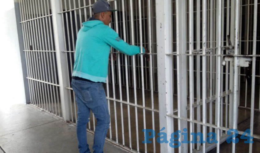 El iracundo Salvador “N” “N”, tras su detención
