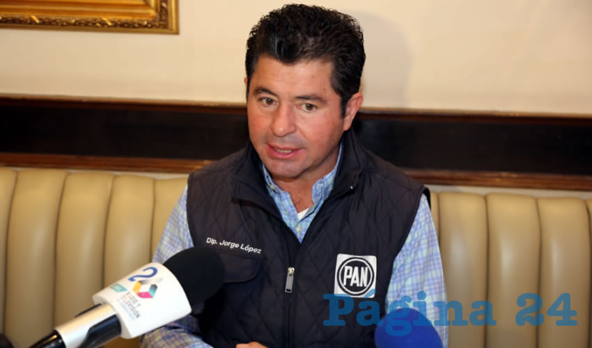 Jorge López Martín, diputado federal (Foto: Eddylberto Luévano Santillán)