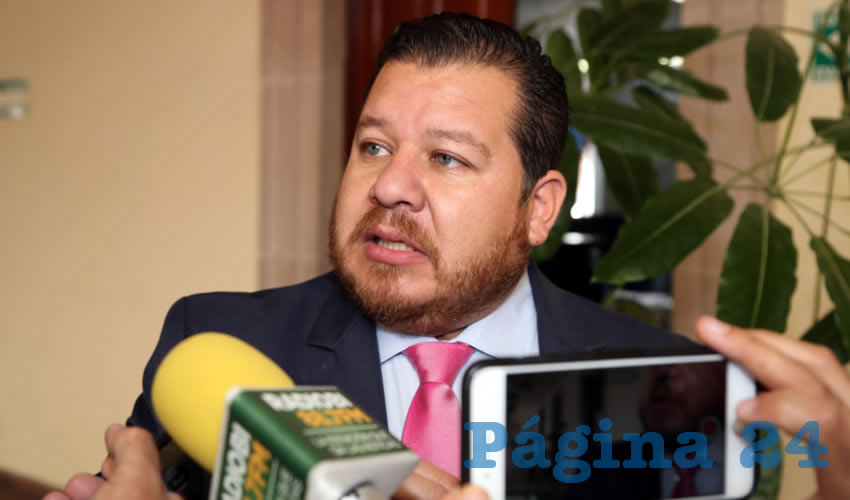 Alejandro Monreal D&aacute;vila, presidente de la Comisi&oacute;n de Seguridad P&uacute;blica (Foto: Eddylberto Lu&eacute;vano Santill&aacute;n)