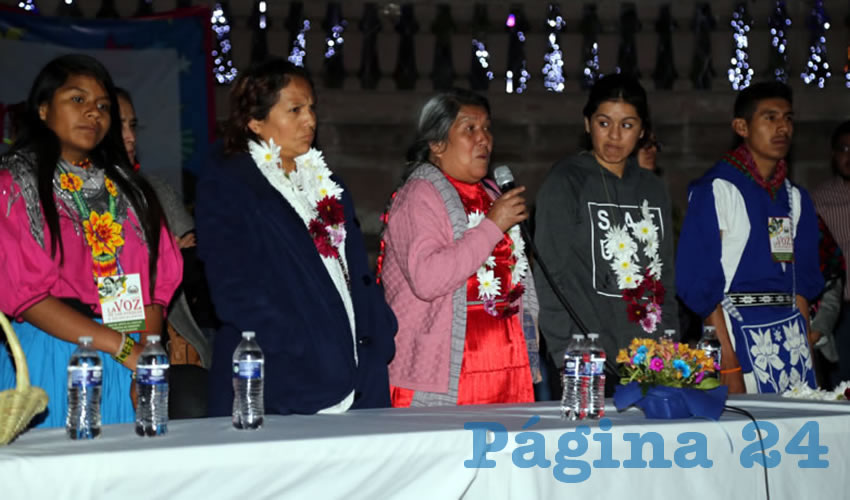 Magdalena Garc&iacute;a Dur&aacute;n, vocera del Concejo Nacional Ind&iacute;gena (Foto: Eddylberto Lu&eacute;vano Santill&aacute;n)