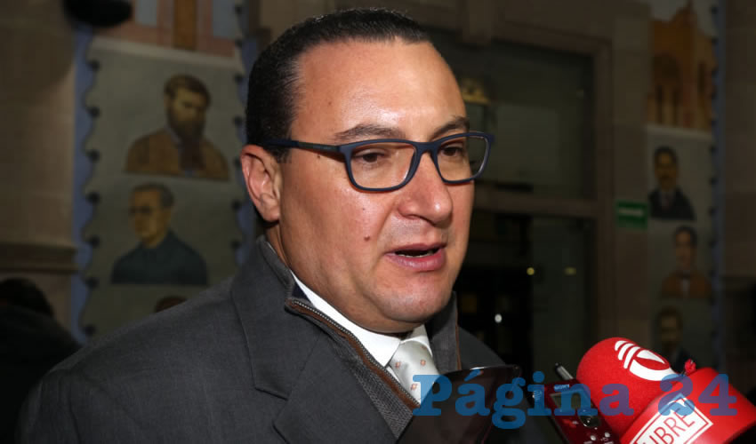 Paulo Martínez López, presidente del CDE del PAN (Foto: Eddylberto Luévano Santillán)