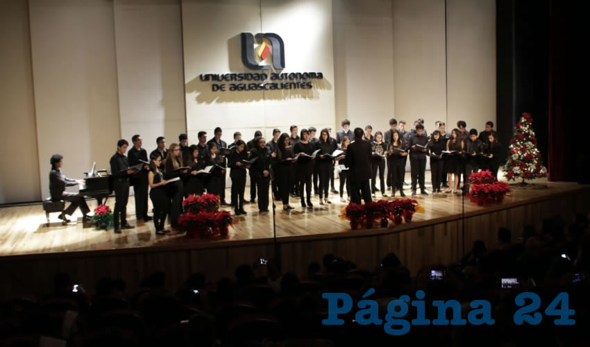 Concierto navideño clausuró la temporada agosto-diciembre 2017 del programa de Polifonía Universitaria de la UAA
