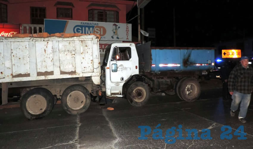 El mortal accidente ocurrió sobre avenida 16 de septiembre, esquina con avenida Constitución, en El Puertecito de la Virgen