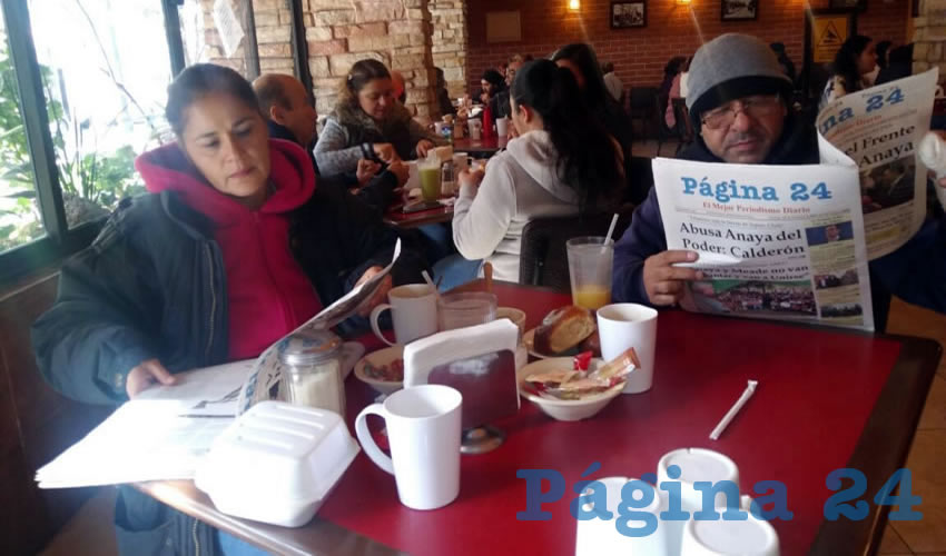 X&oacute;chitl D&iacute;az y Juan Manuel Castillo compartieron el pan y la sal en el restaurante Las Antorchas