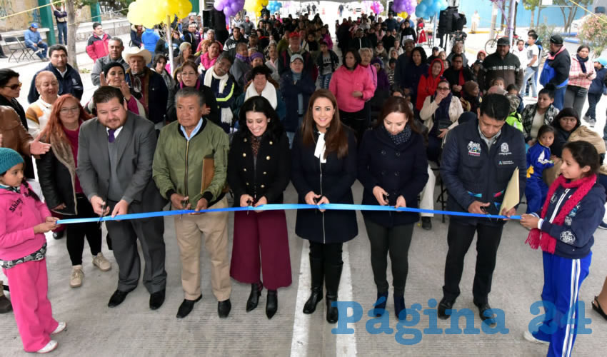 La Presidenta Municipal inform&oacute; que, en estos trabajos, se invirtieron cerca de 6 millones de pesos