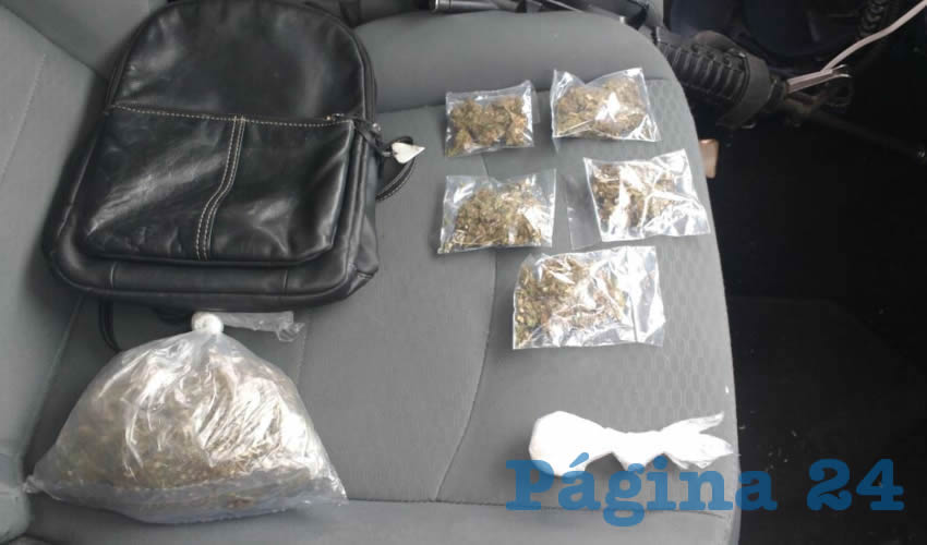 El veneno que guardaba el narquillo en una mochila