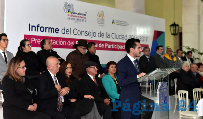 La Presidenta Municipal agradeció ante el Vicepresidente del Consejo de la Ciudad, José Daniel Chávez Acosta, la confianza depositada en la Administración que encabeza