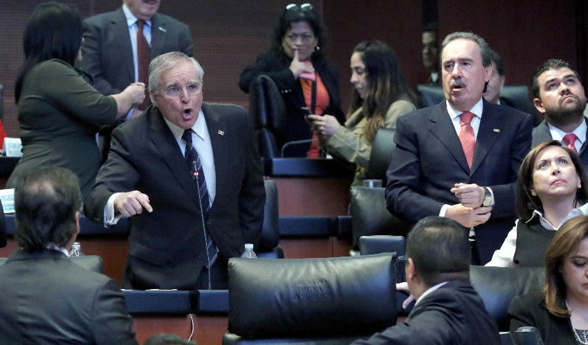 El Vicecoordinador del Grupo Parlamentario del PRI en el Senado de la Rep&uacute;blica, el Senador Miguel Romo