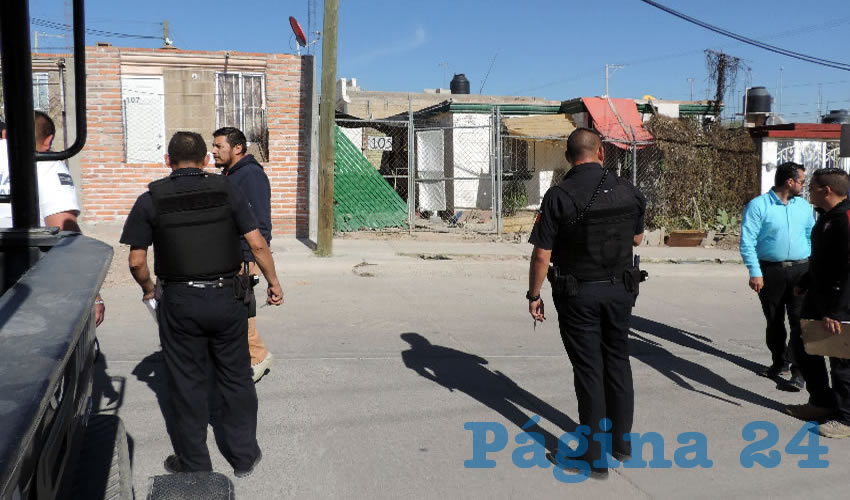 En esta casa fue masacrado el vigilante