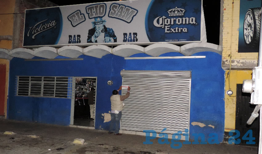 Reglamentos clausuró el bar El Tío Sam
