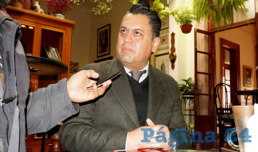 Juan Carlos Pérez Frías, delegado en el estado de Zacatecas de la Secretaría de Economía (Foto Merari Martínez Castro)