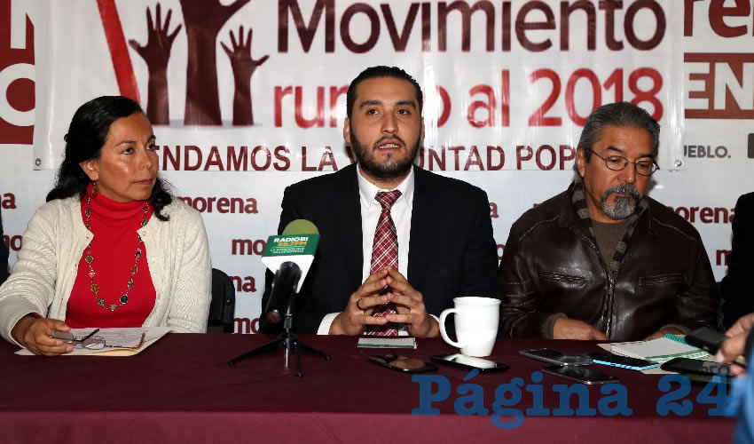 Conferencia de prensa de Morena