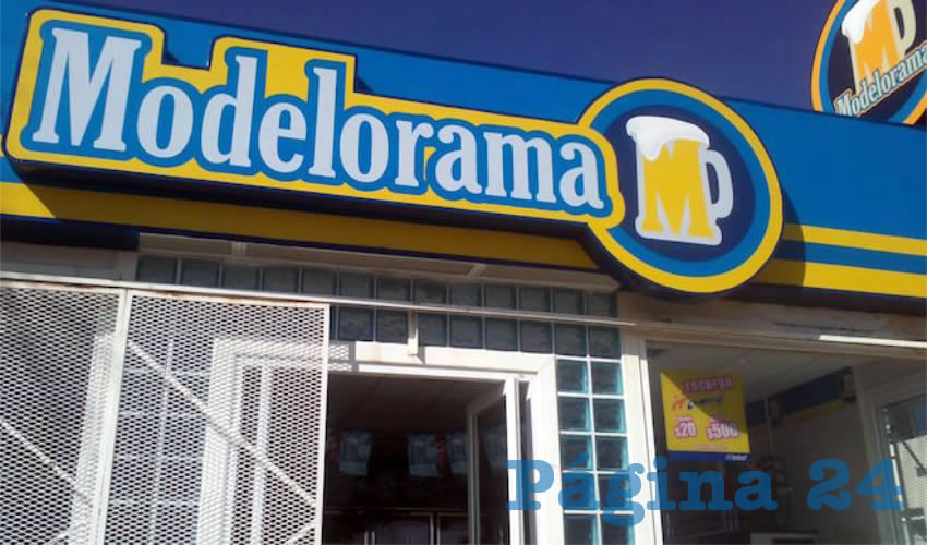 El negocio asaltado