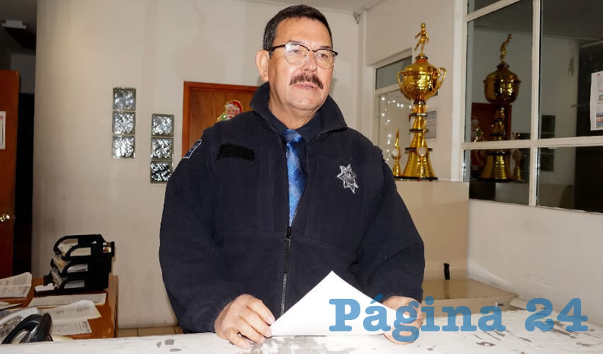 Juan José Rangel Martínez, director de Seguridad Pública municipal (Foto Merari Martínez Castro)