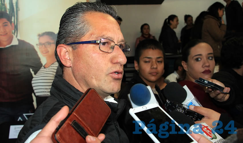 Marco Antonio Vargas Duarte, vocero en materia de seguridad del gobierno del estado (Foto Rocío Castro)