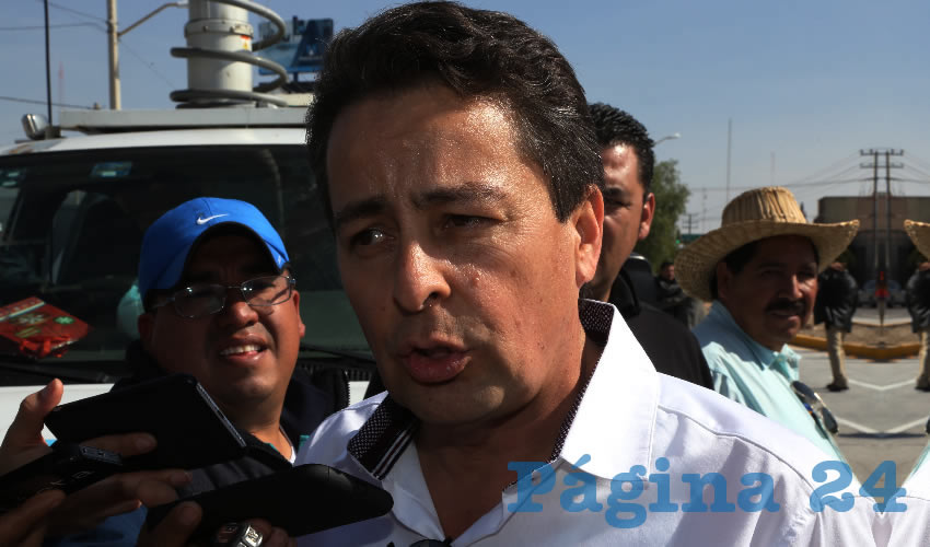 José de Jesús Altamira Acosta, titular de la Sicom (Foto: Eddylberto Luévano Santillán)