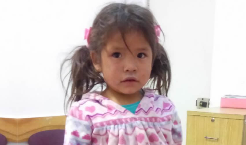 La menor responde al nombre de Yazmín