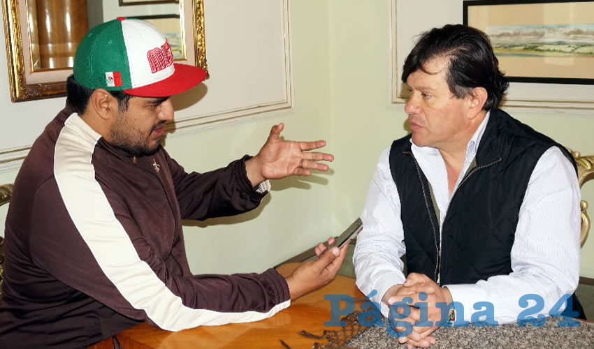 Felipe Casas Soto, prestador de servicios turísticos en la capital del estado de Zacatecas, y presidente municipal del Instituto Político Empresarial (IPE) (Foto: Archivo Página 24)