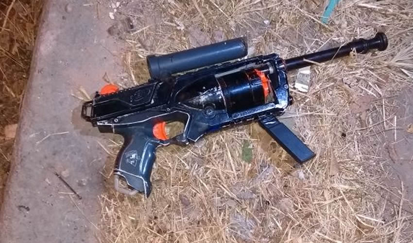 El arma que portaba Luis Uriel