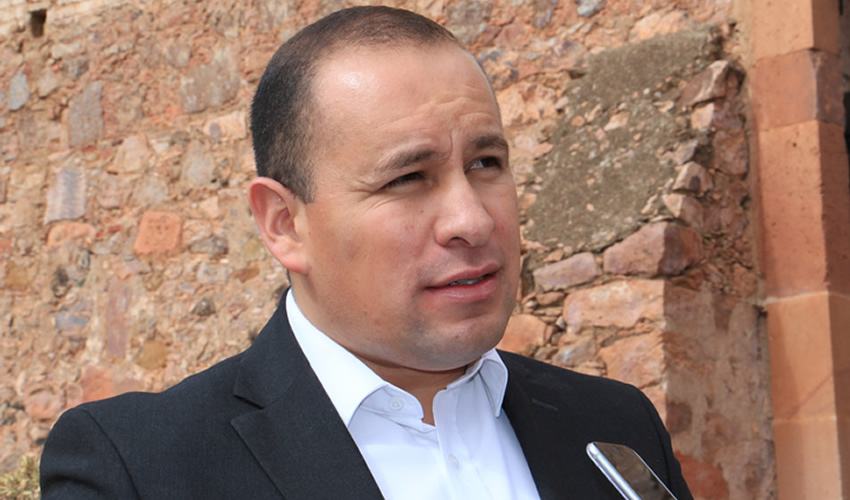 Francisco Oswaldo Caldera Murillo, Subdirector Operativo de la Dirección de Transporte, Tránsito y Vialidad (DTTyV) (Foto Rocío Castro)