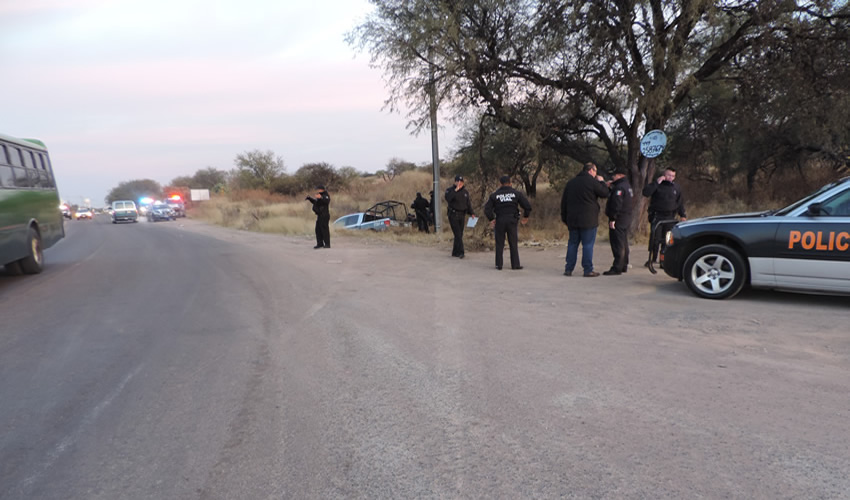 El percance ocurrió muy cerca de la zona de tolerancia Las Violetas