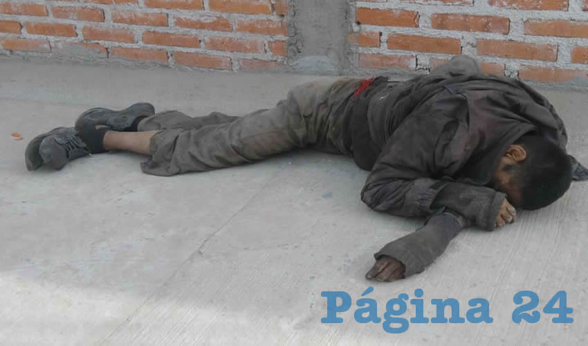 El sujeto, cuya identidad se ignora, contaba con alrededor de 35 años de edad
