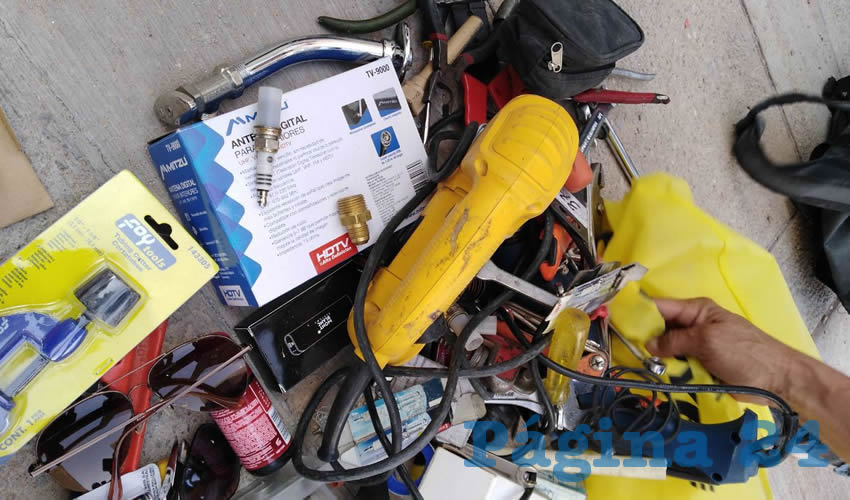 Parte del bot&iacute;n de &ldquo;El L&aacute;grimas&rdquo;