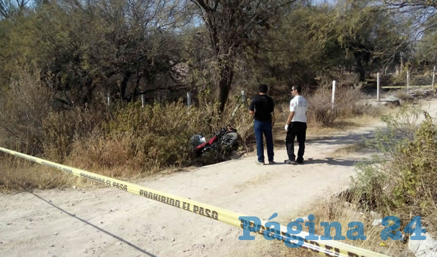 Sobre la carretera estatal 100, se mató José Manuel Díaz Rangel