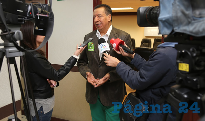 Sergio Augusto L&oacute;pez Ram&iacute;rez, legislador local (Foto: Eddylberto Lu&eacute;vano Santill&aacute;n)